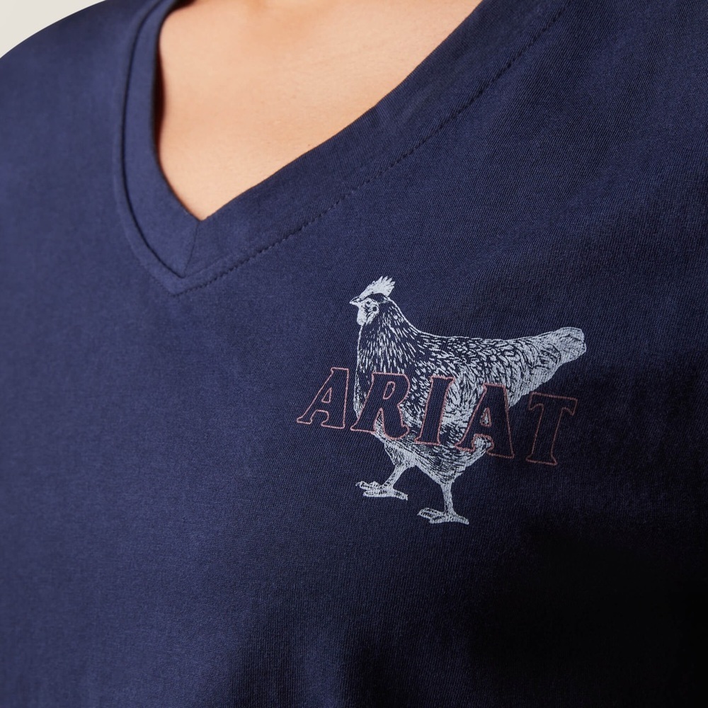 *** Brand new with tags*** Ariat real mama hen tee - Picture 2 of 3